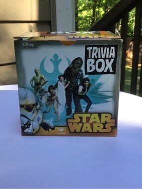 New Disney Star Wars Trivia Game, Open Box, Cards Unopened